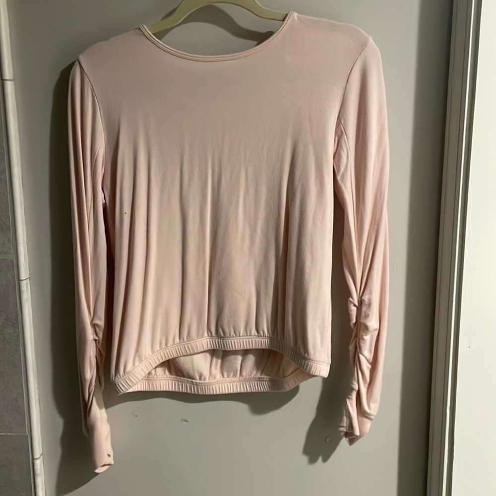 Athleta girl, soft and cozy light long sleeve shirt.